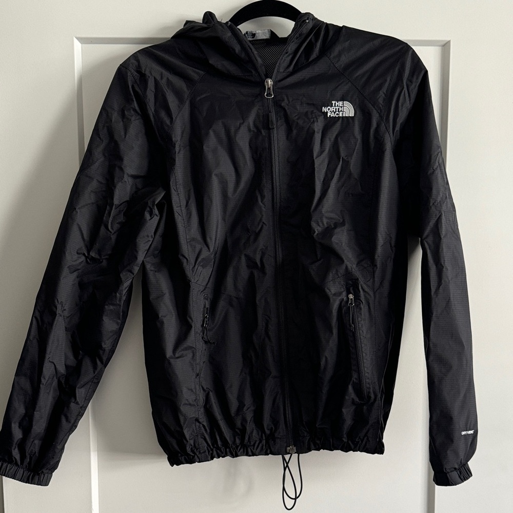 The North Face Black Hooded Lightweight Rain Jacket